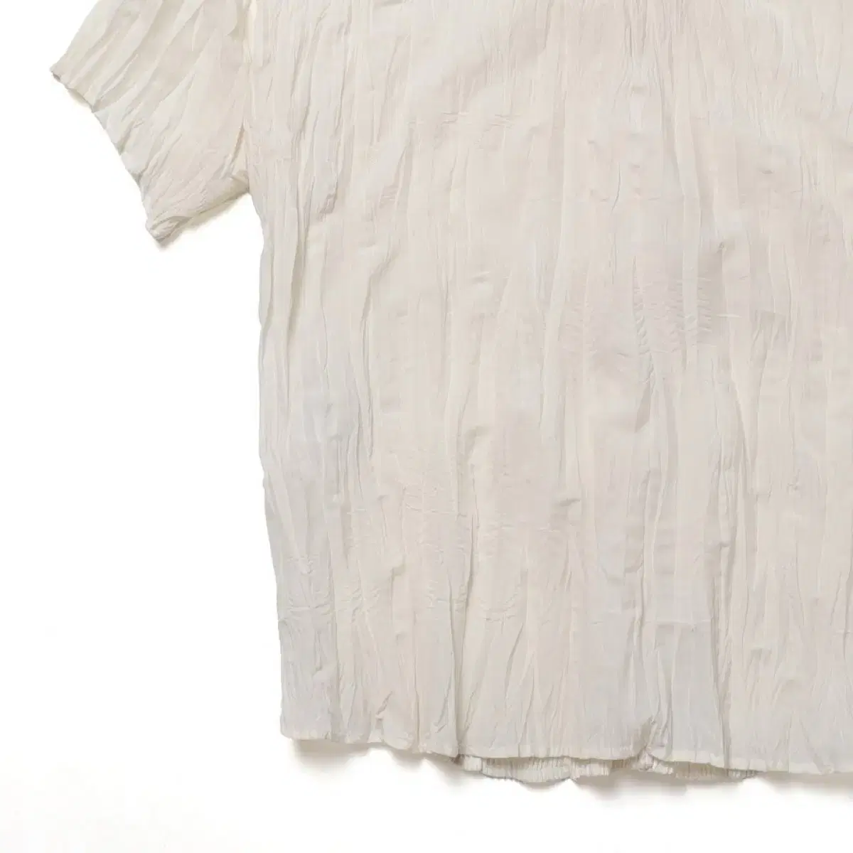 ISSEY MIYAKE Pleats Half Shirt