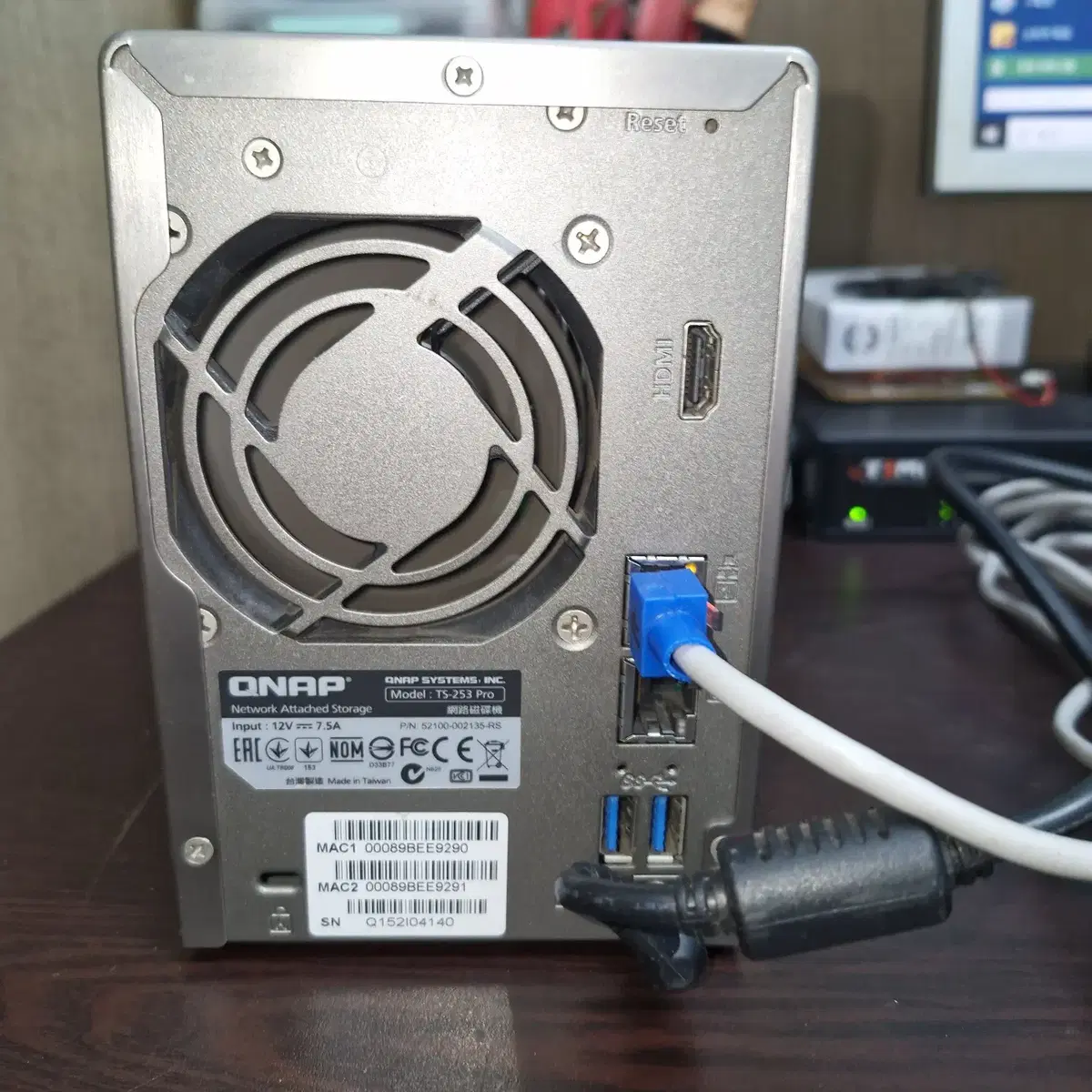 NAS Qnap TS-253 Pro 2베이, 3TB 2EA, 8GB