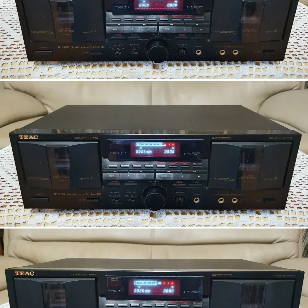 티악 TEAC W-850R 더블 카세트 데크