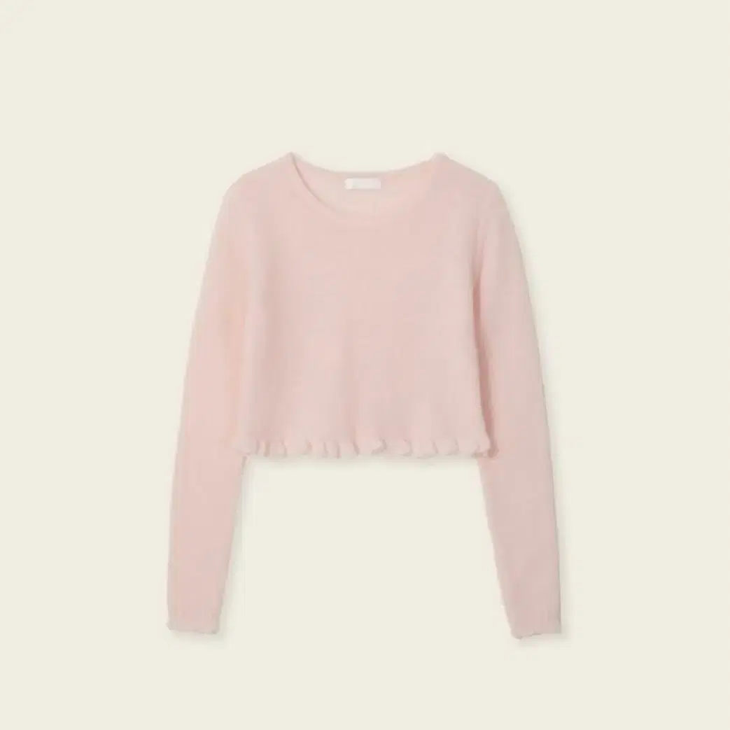 샵시예 시예마켓(새상품)Frill punching mohair knit