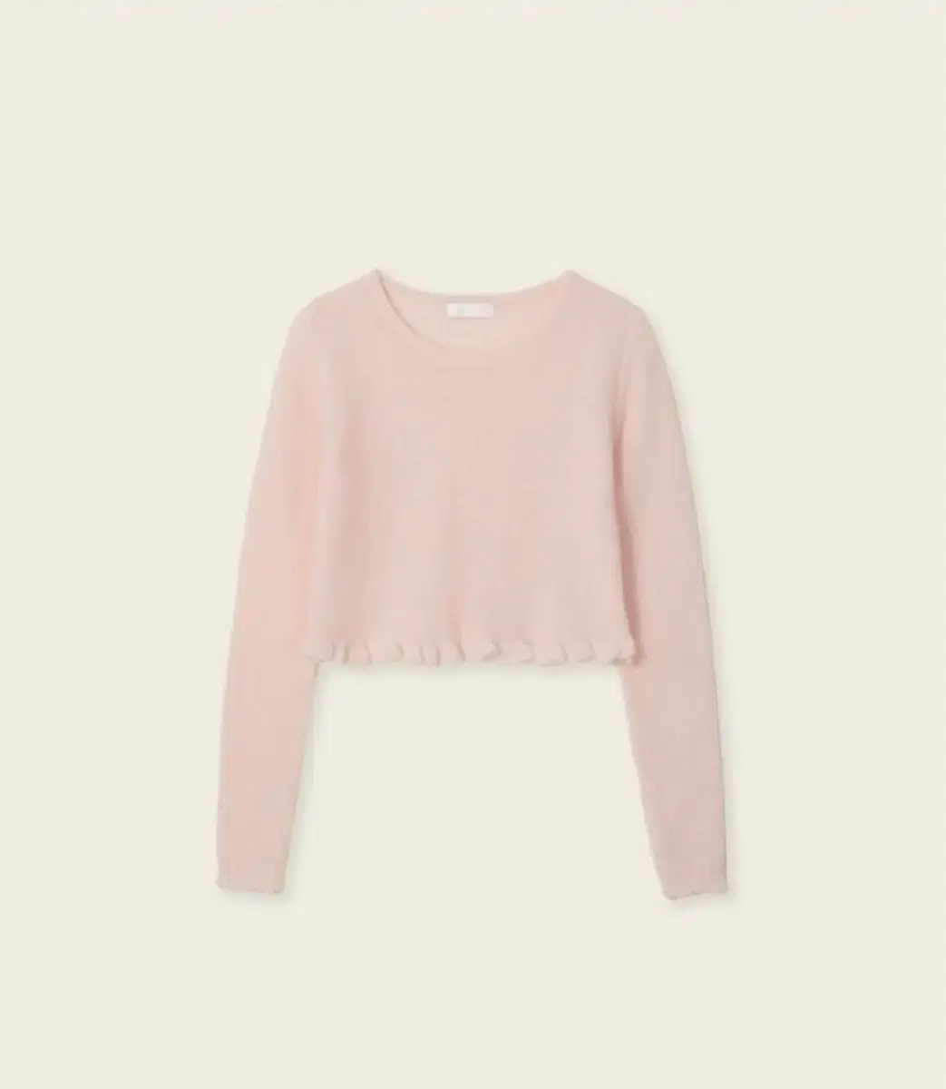 샵시예 시예마켓(새상품)Frill punching mohair knit