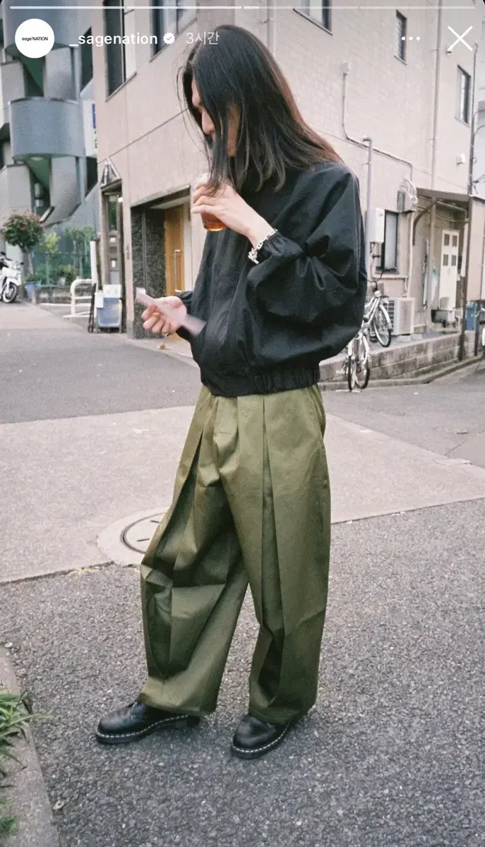 [S] sage nation Box Pleat Trouser 세이지네이션