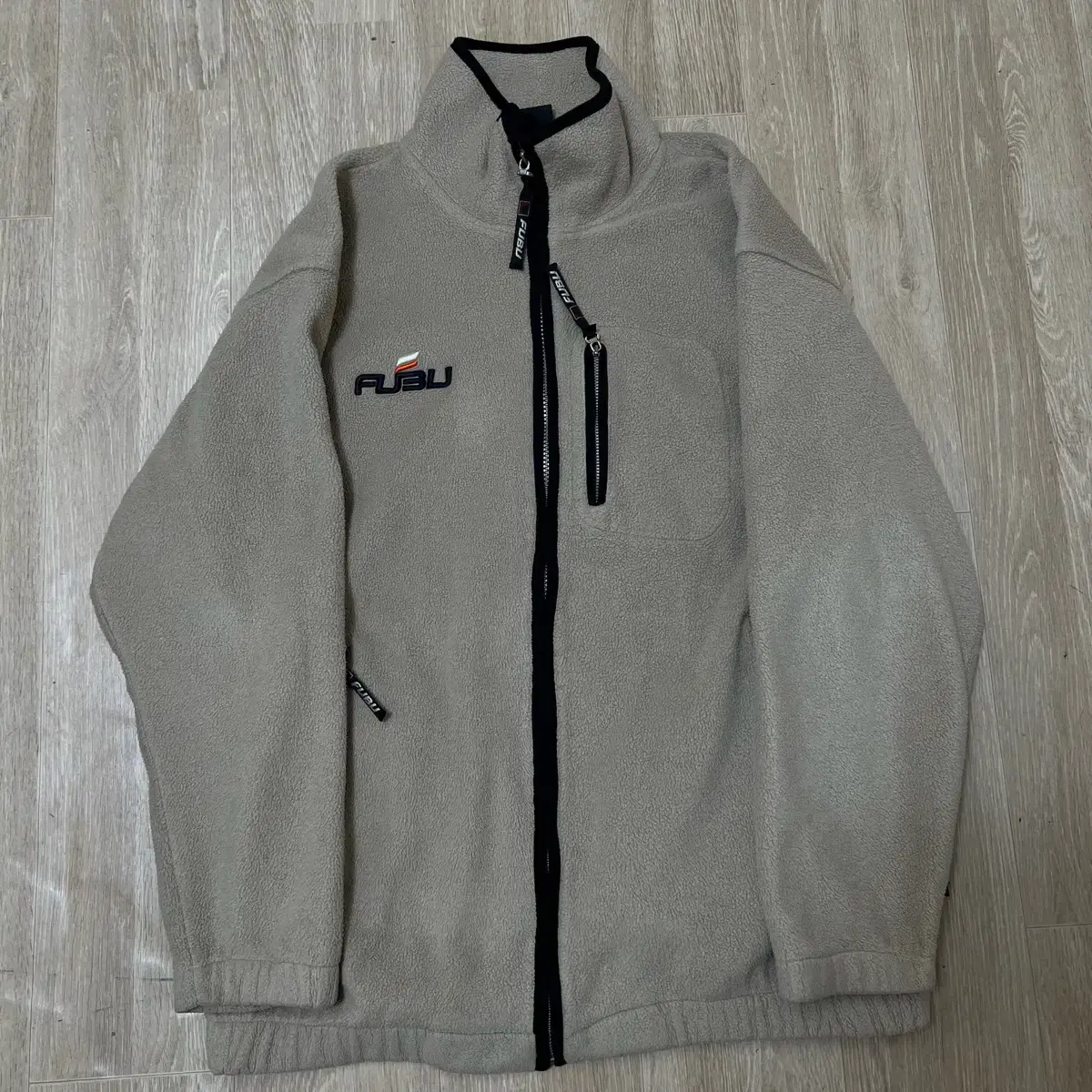 Fubu Old School Logo Fleece Hooded Jacket L/100