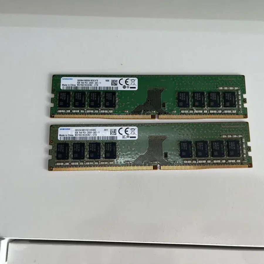 ddr4 2666 8gb 램 두장 일괄 판맨