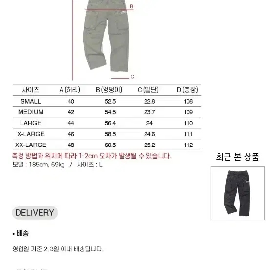 ExtraordinaryPIGMENT CARGO PANTS NAVY