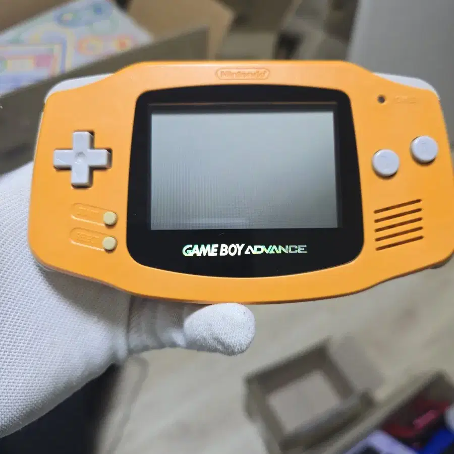 A-급 닌텐도 gba 게임보이어드밴스 오렌지