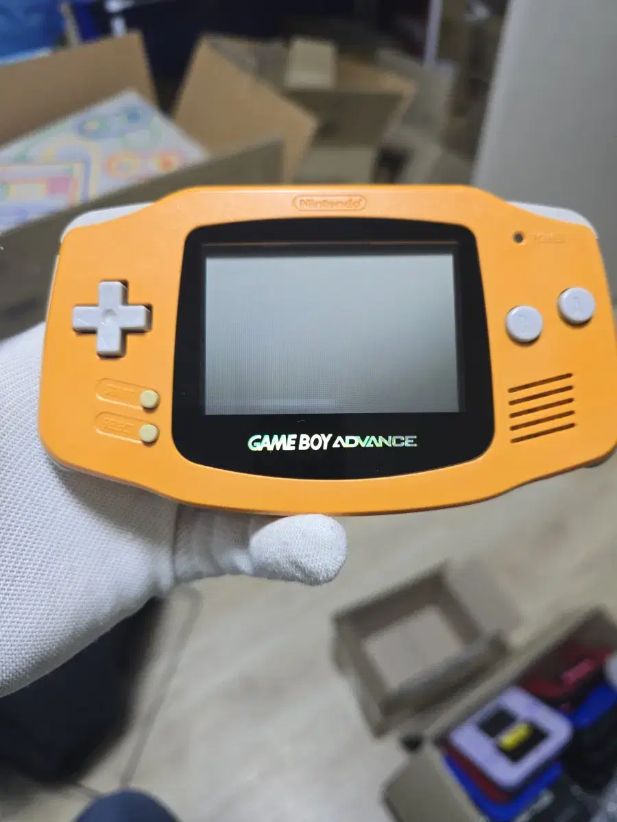 A-급 닌텐도 gba 게임보이어드밴스 오렌지