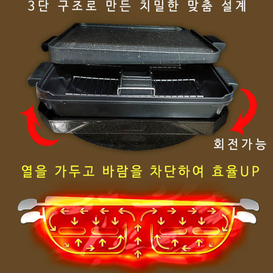 바이굿즈 군고구마기계 2구 캐미넷형 LPG