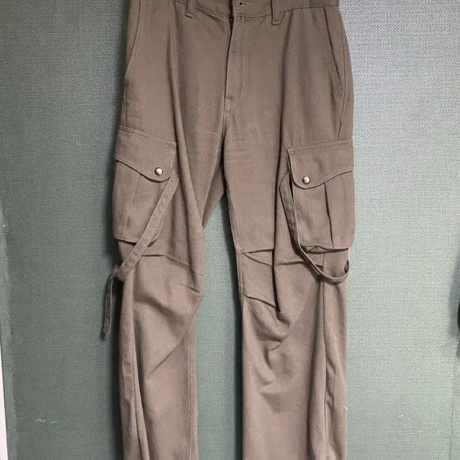 메종미네드 NESSO STRAP CARGO PANTS BROWN S