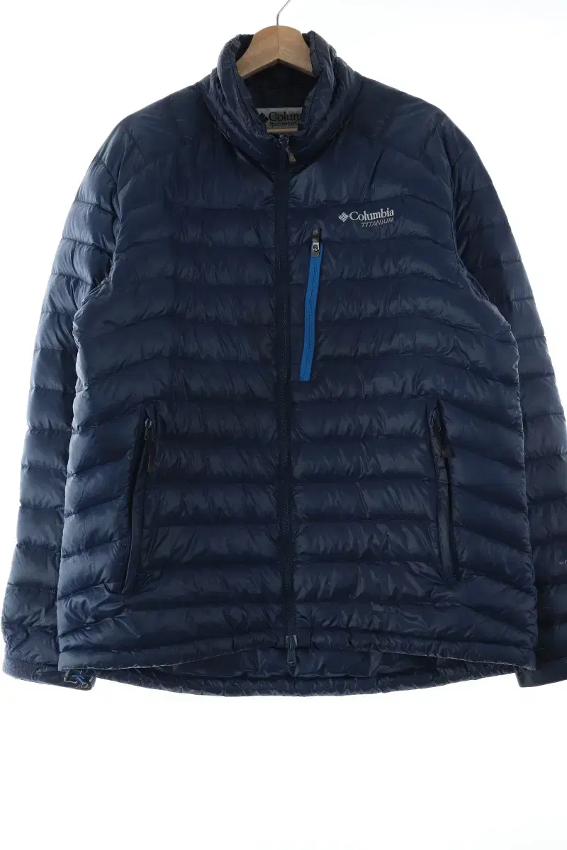 (XL) Columbia Padded Jumper Jacket Small Stain Navy Lightweight - 1109D