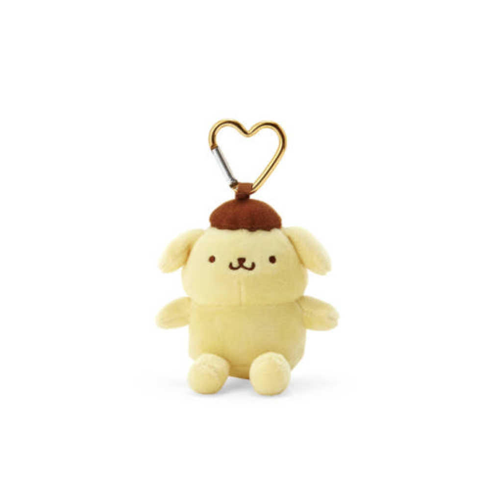 Sanrio Genuine Mini Mascot Holder doll keyring - Pompompurin