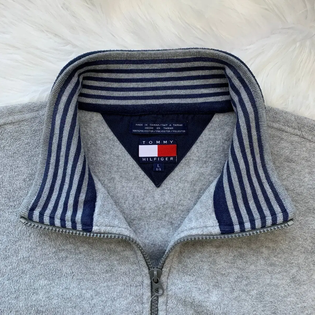 타미힐피거 Tommy Hilfiger 후리스 아노락