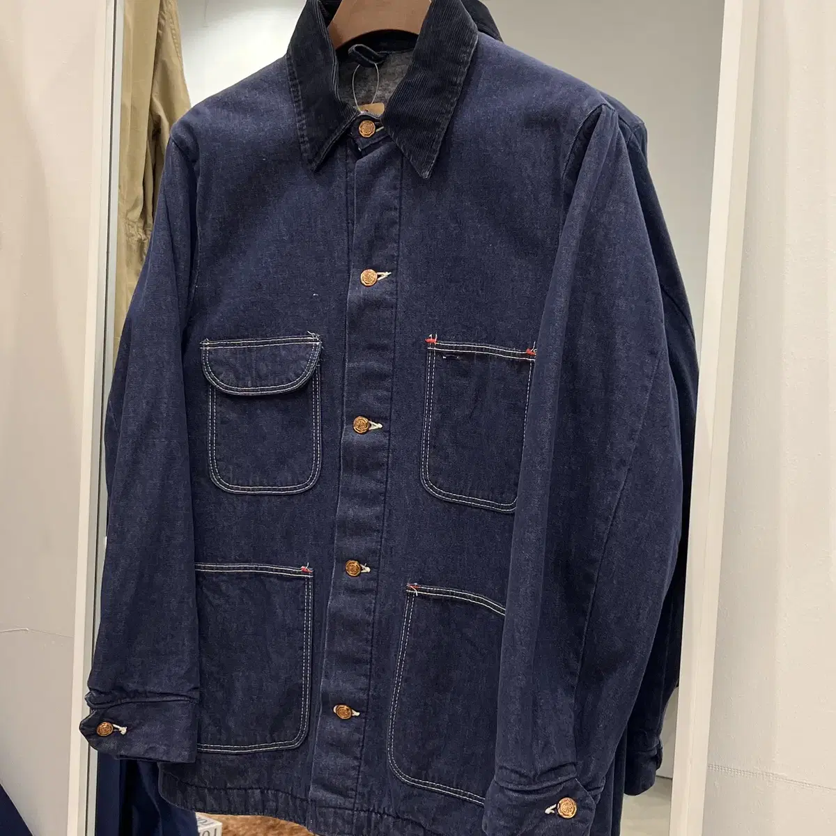 90s Wrangler 랭글러 데님 초어 코트