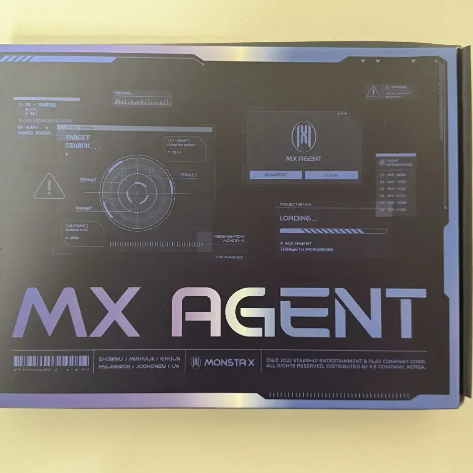 몬스타엑스 mx agent , no limit DVD 블루레이 미개봉