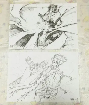 바쉬 니콜라스 전반전 후반전 러프페이퍼 중외 그레이스 카페 트라이건