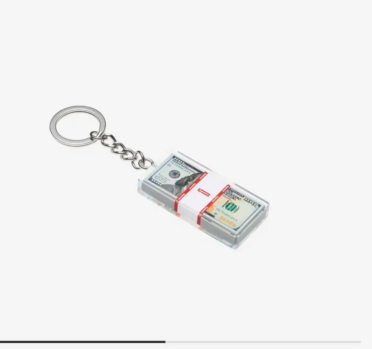 Supreme Dollar Cash keyring New