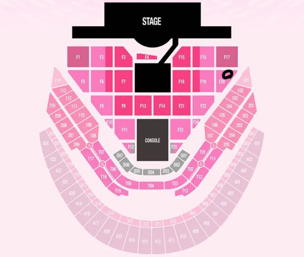 SMTOWN Shamkhon Floor 4 Rows Makkon wts (on-site transactions preferred)