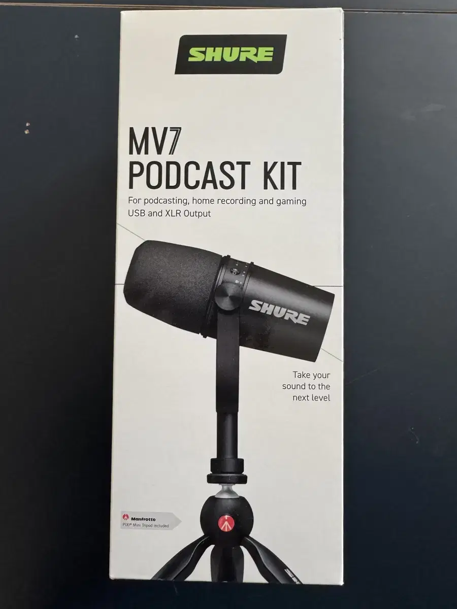 슈어 MV7 Podcast kit 팔아요 (미개봉)