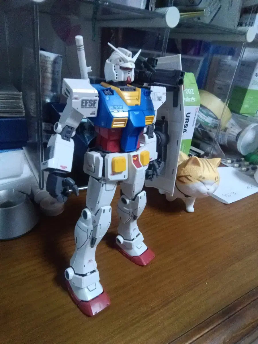 Mg Gundam D.O. Diorijin First RX 78 Bandai Resin Statue Gunpla