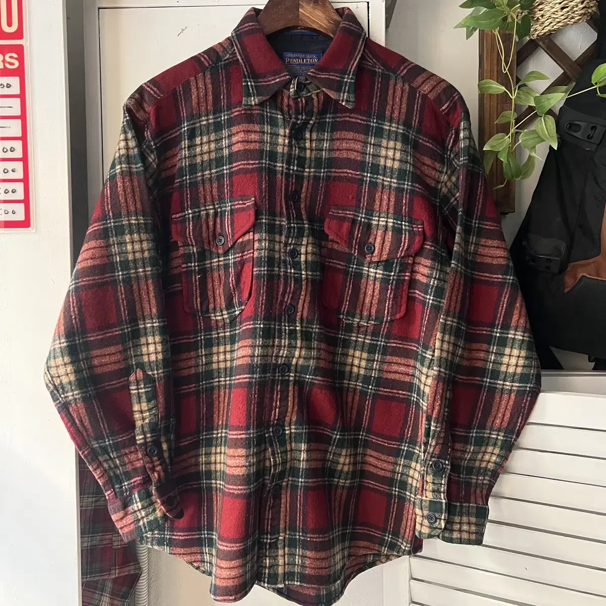 [L]PENDLETON 펜들턴 타탄체크 울 셔츠