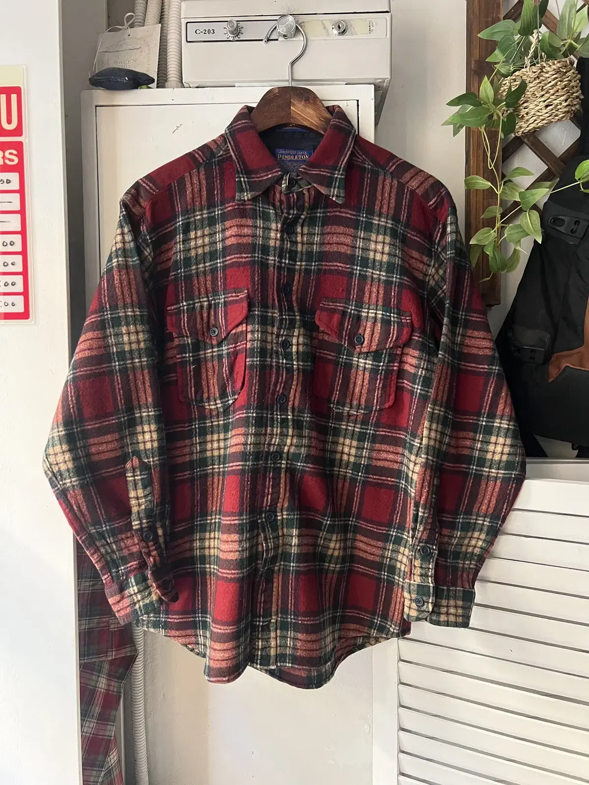 [L]PENDLETON 펜들턴 타탄체크 울 셔츠