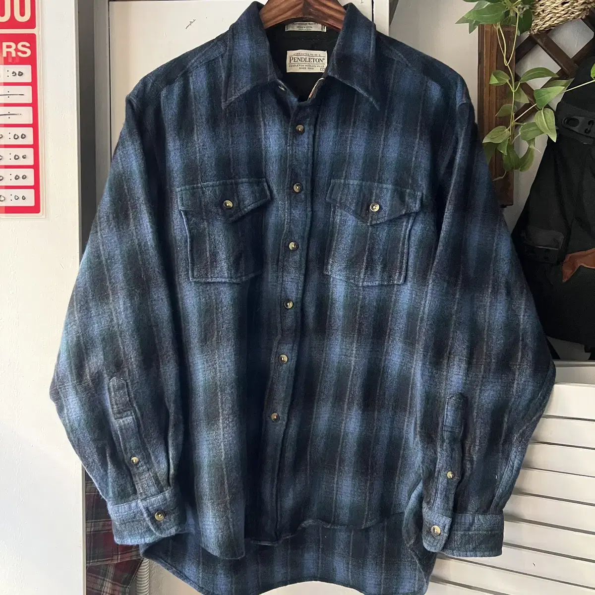 [L]PENDLETON 펜들턴 아웃도어 울 체크셔츠