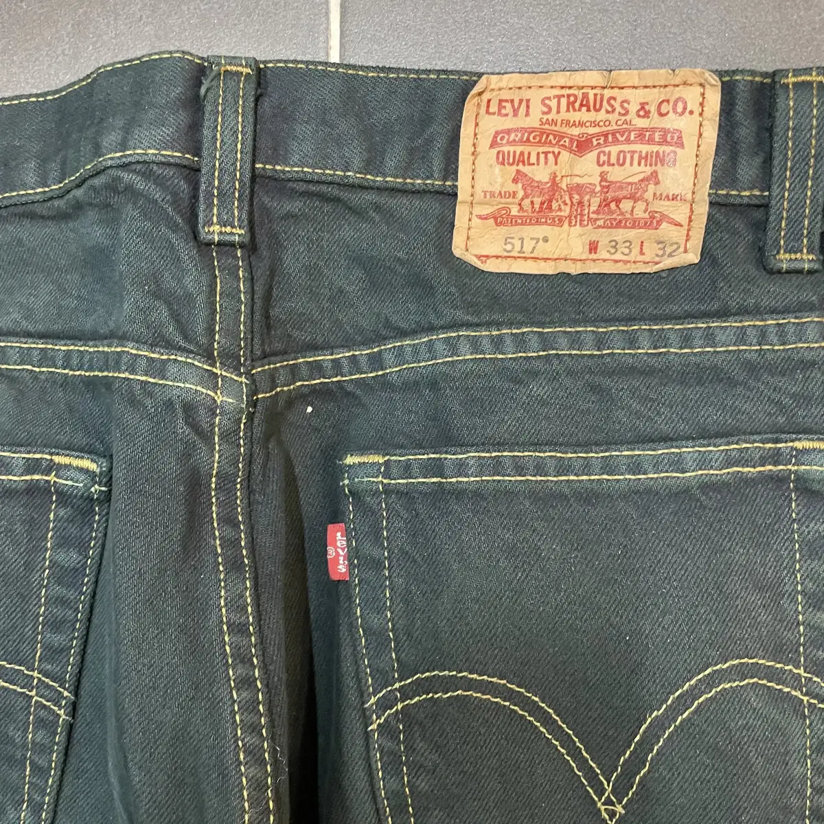 Levis 리바이스 517 부츠컷 데님팬츠