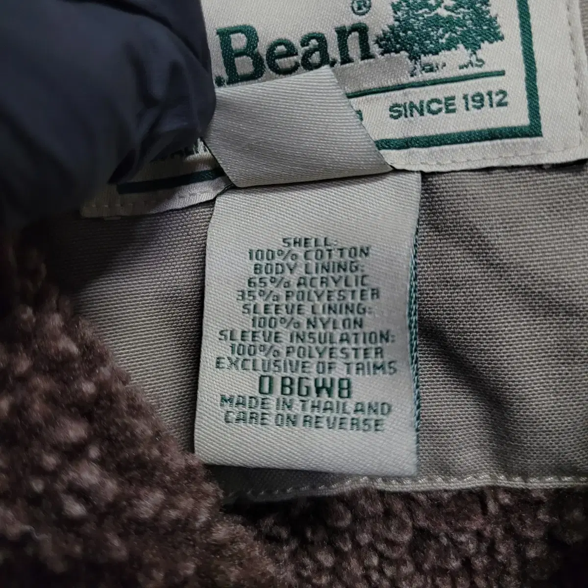 LL Bean 90S 빈티지 Hunting Jacket 쉐르파 워크자켓