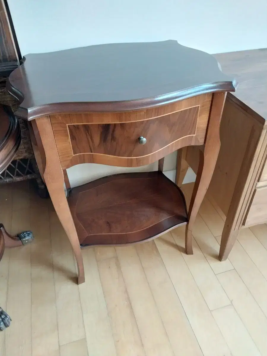 Antique Furniture Nightstand Console