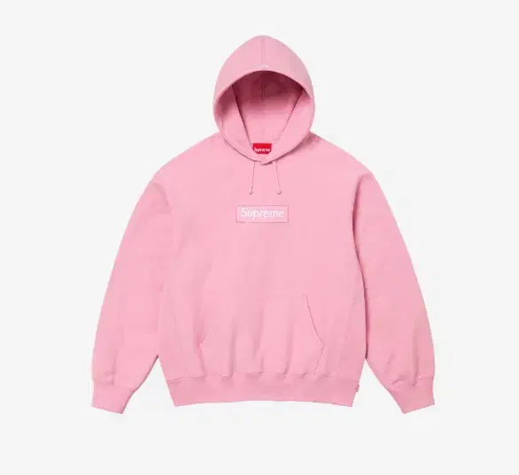 Supreme Box Logo Hooded Sweatshirt Dusty Pink 24FW [Same Day Shipping]