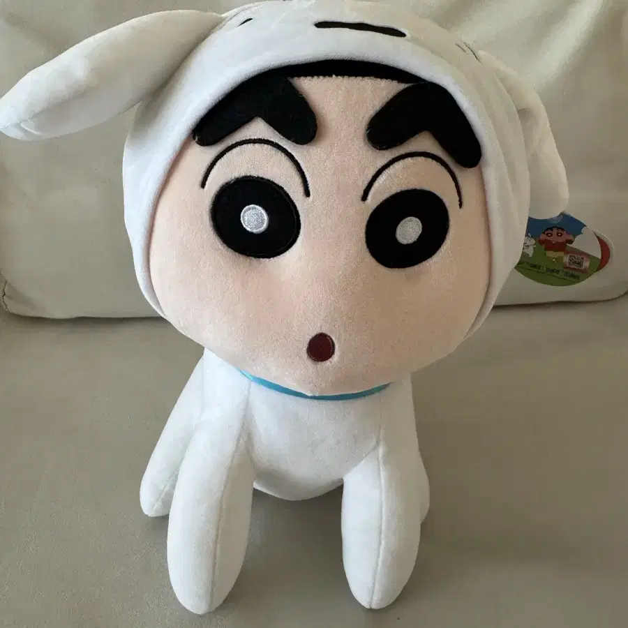 새상품 택ㅇ) 짱구는못말려 짱구 흰둥이 코스튬 인형 30cm