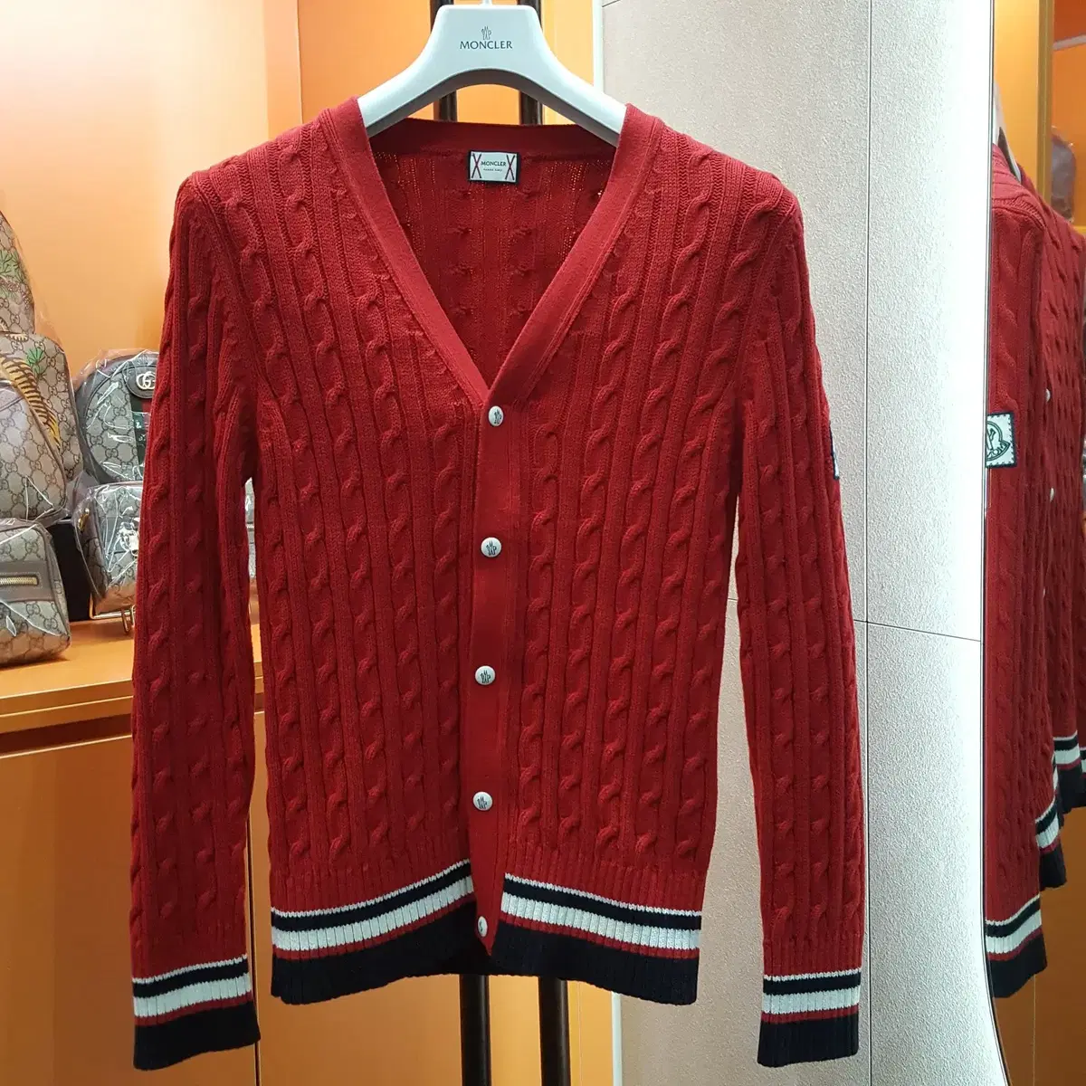 [XLSize]Moncler Gamma Bloo Knitted Cardigan N