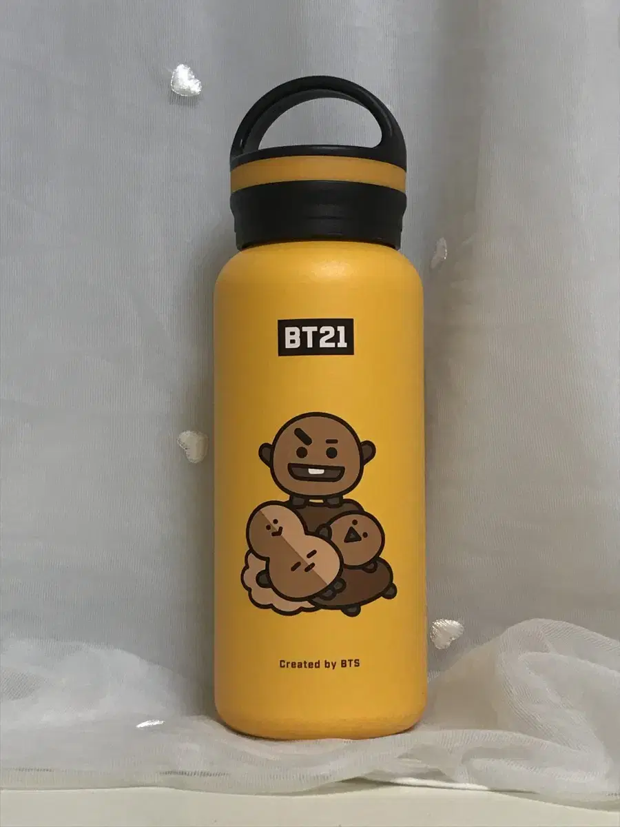 BT21 슈키 손잡이 달린 텀블러 완전 새상품 판매!