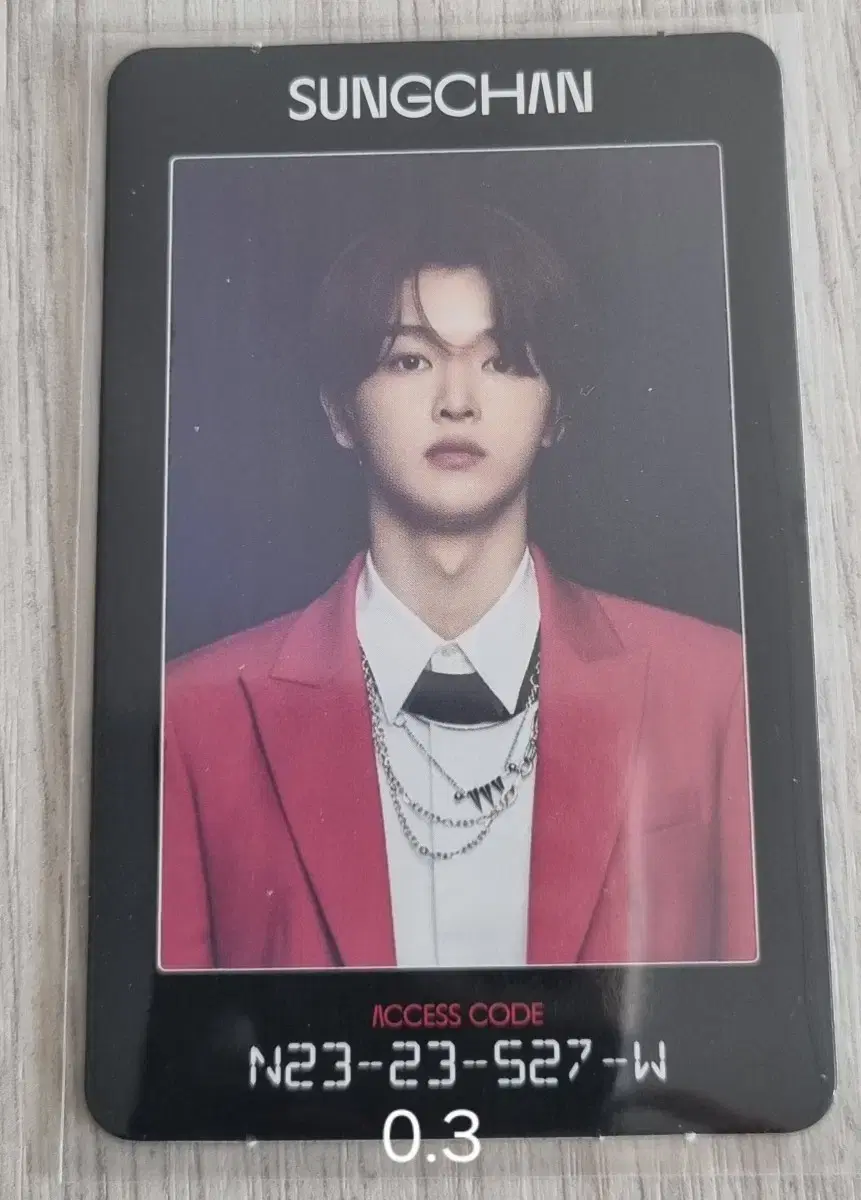 Sungchan nct photocard