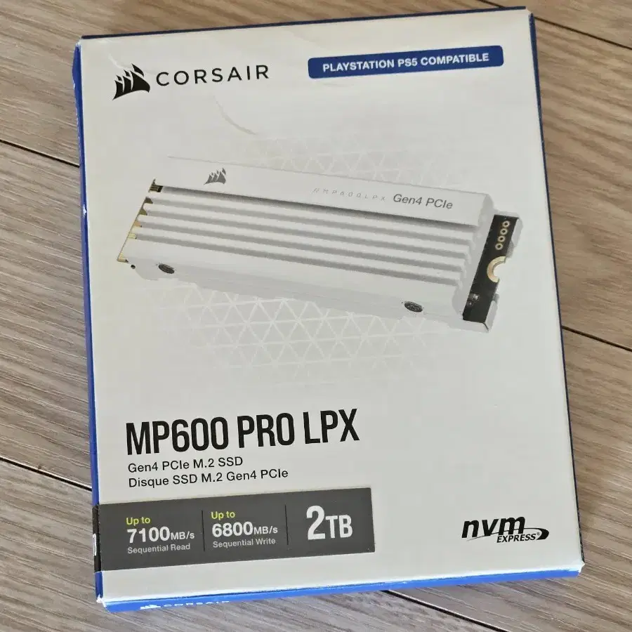 CORSAIR MP600 PRO LPX White M.2 NVMe(미개봉