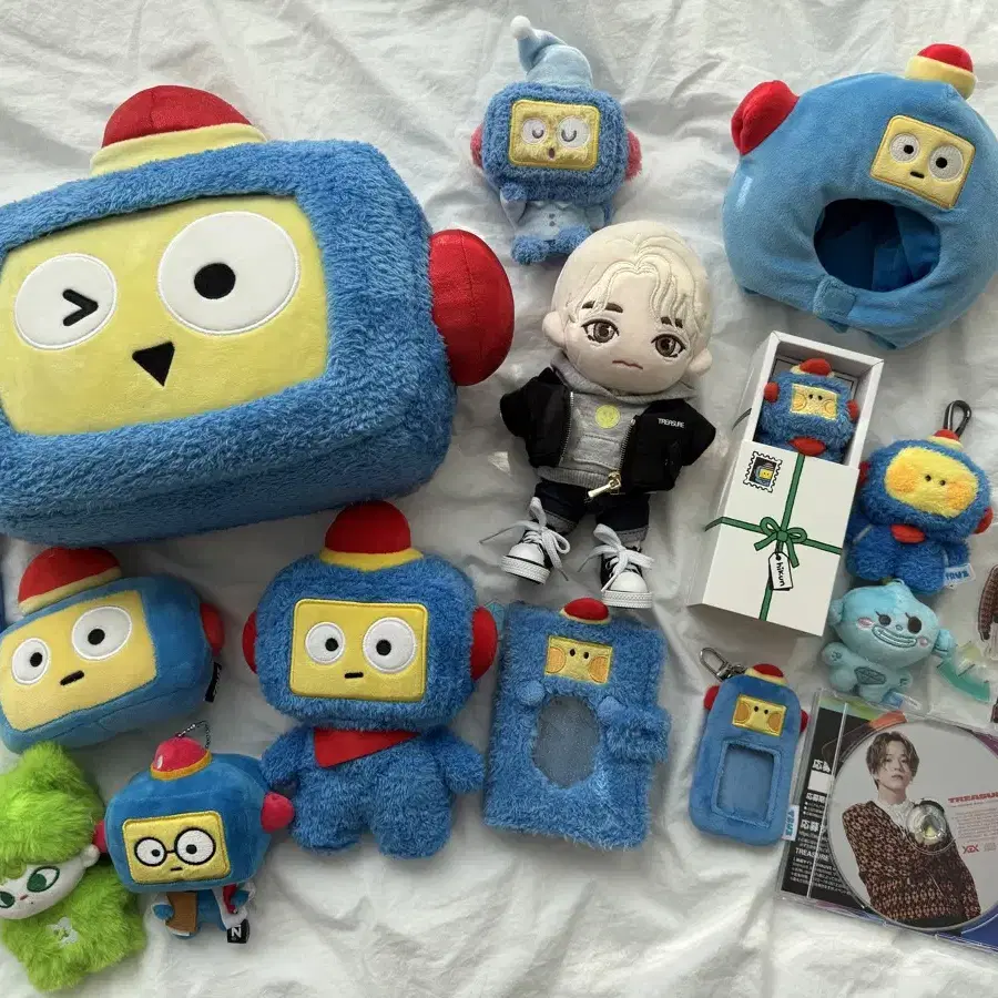 アイドル TREASURE PLUSH DOLL ASAHI Treasure Asahi Jikujin Doll KRUNK Crank K-POP Hobby Goods