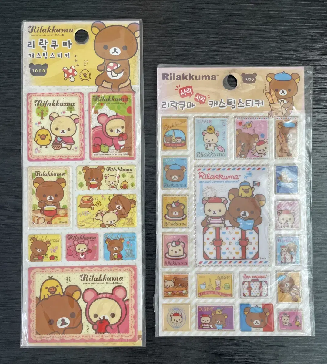 Classic Rilakkuma sticker Classic Rilakkuma Square Epoxy Sticker