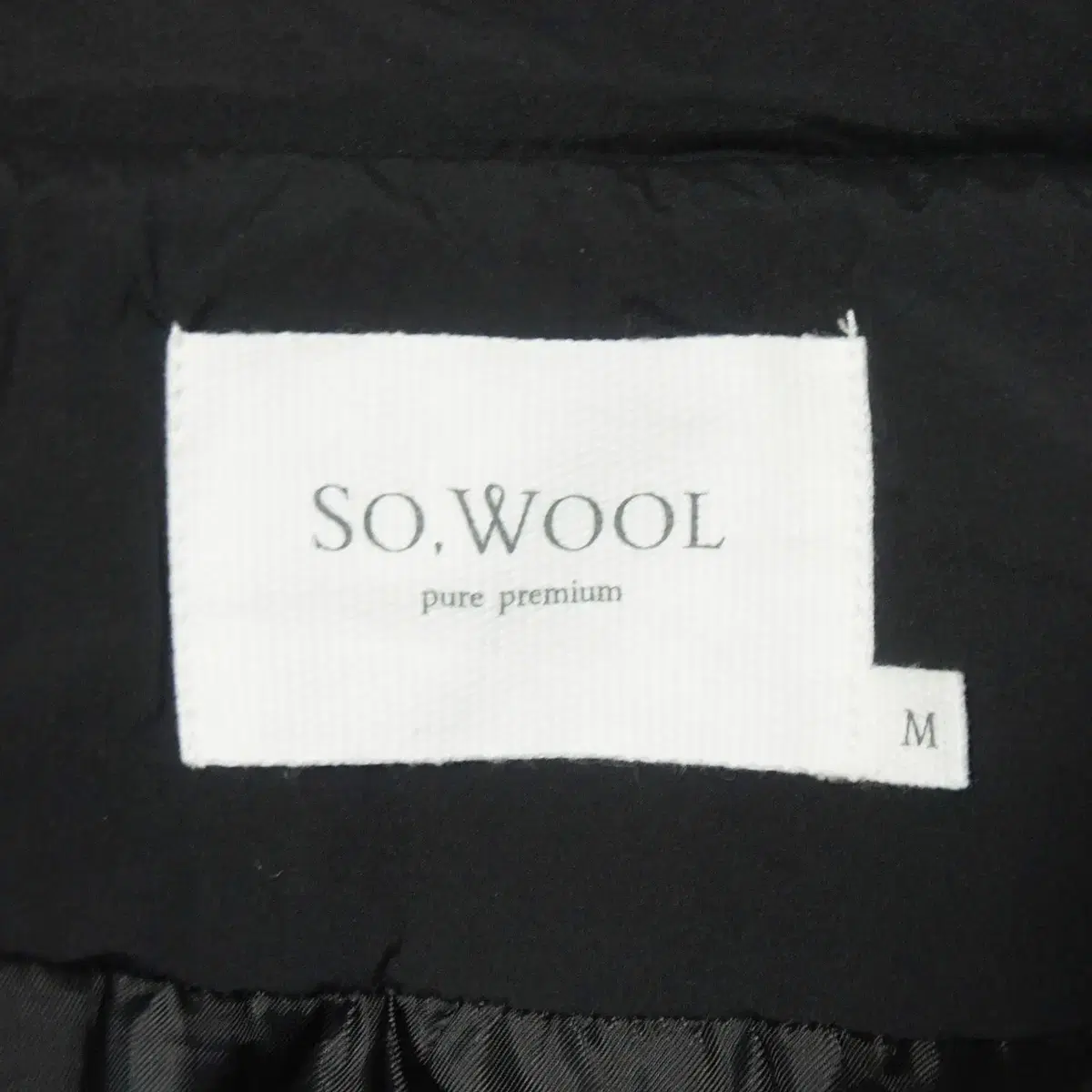 SO.WOOL 쏘울 구스다운 여우털 패딩점퍼 여성M