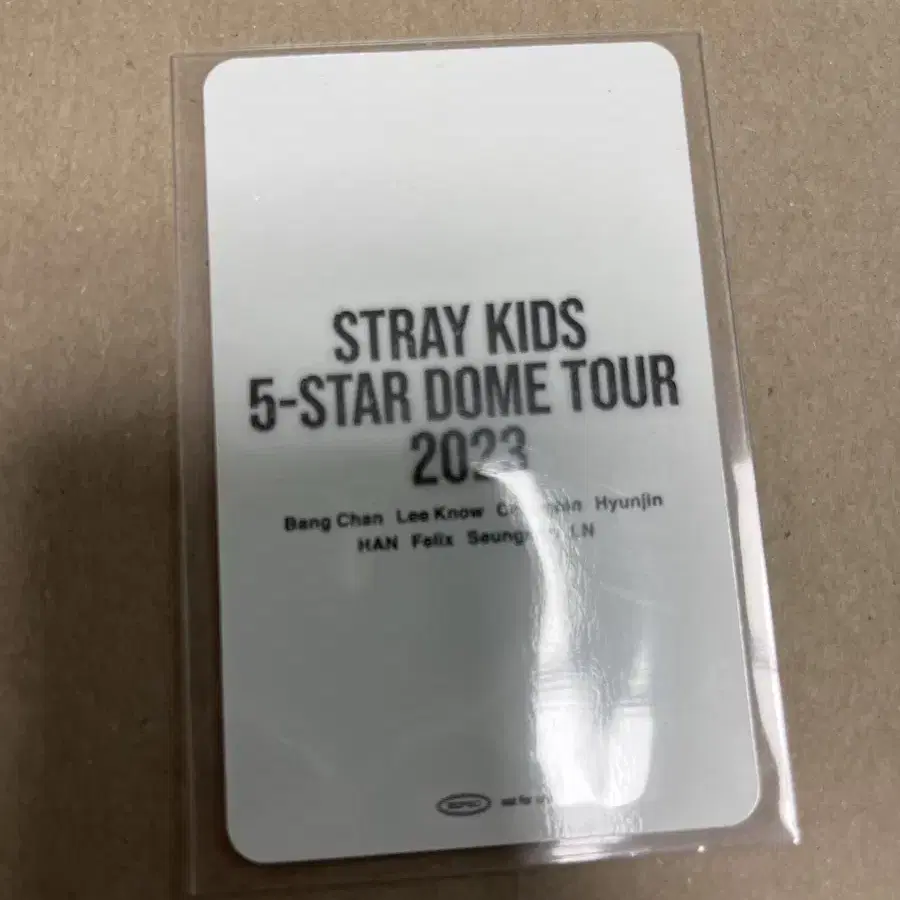 stray kids 스키즈 필릭스 일봄 돔투어 한정 포카 필릭스