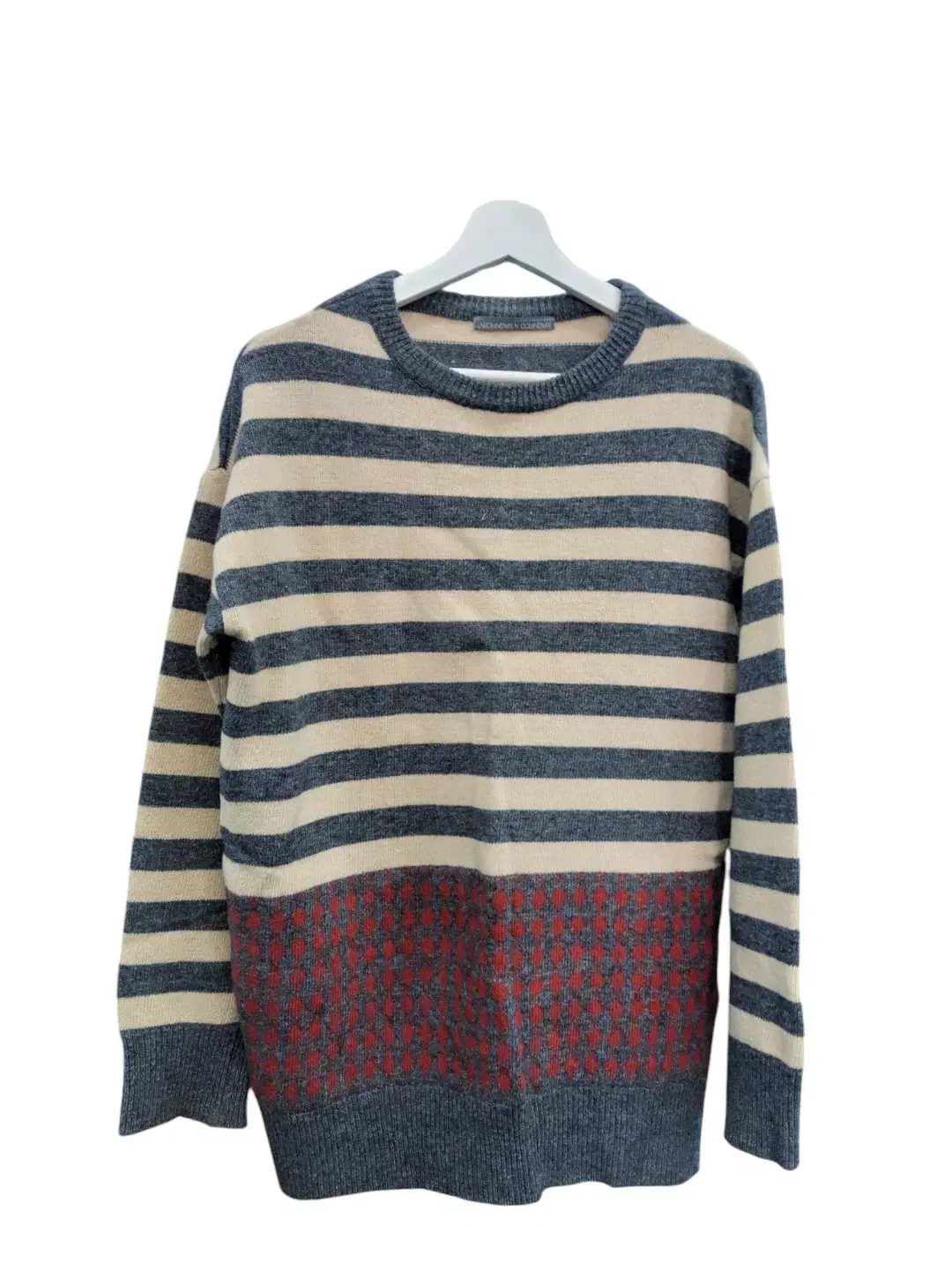 [Magnificent] Wool-blend striped knit F