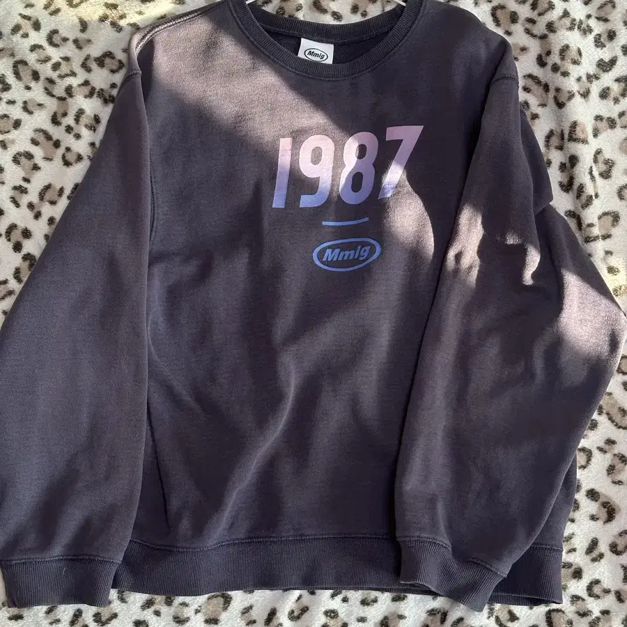 1987mmlg 19f/w 맨투맨 S 퍼플네이비