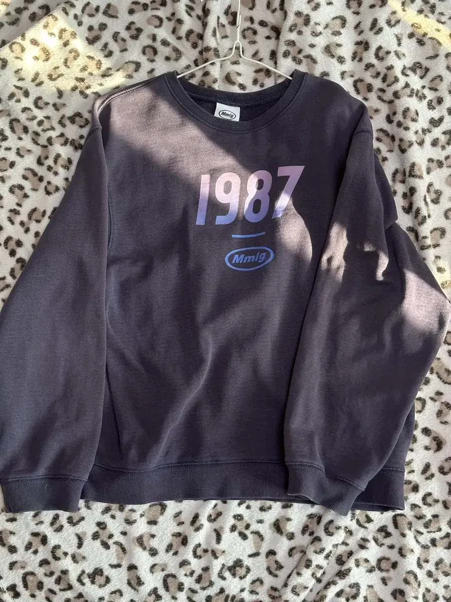 1987mmlg 19f/w 맨투맨 S 퍼플네이비