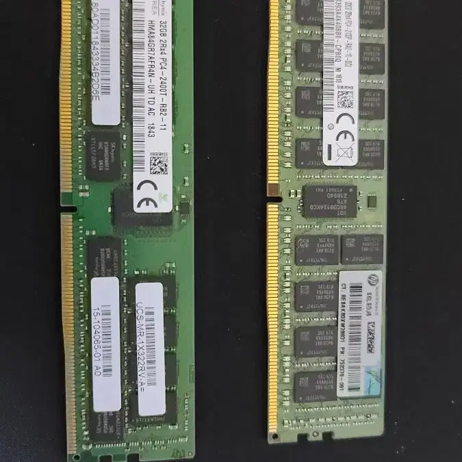 sk ddr4  2400 T  32g  삼성ddr4 2133 32g