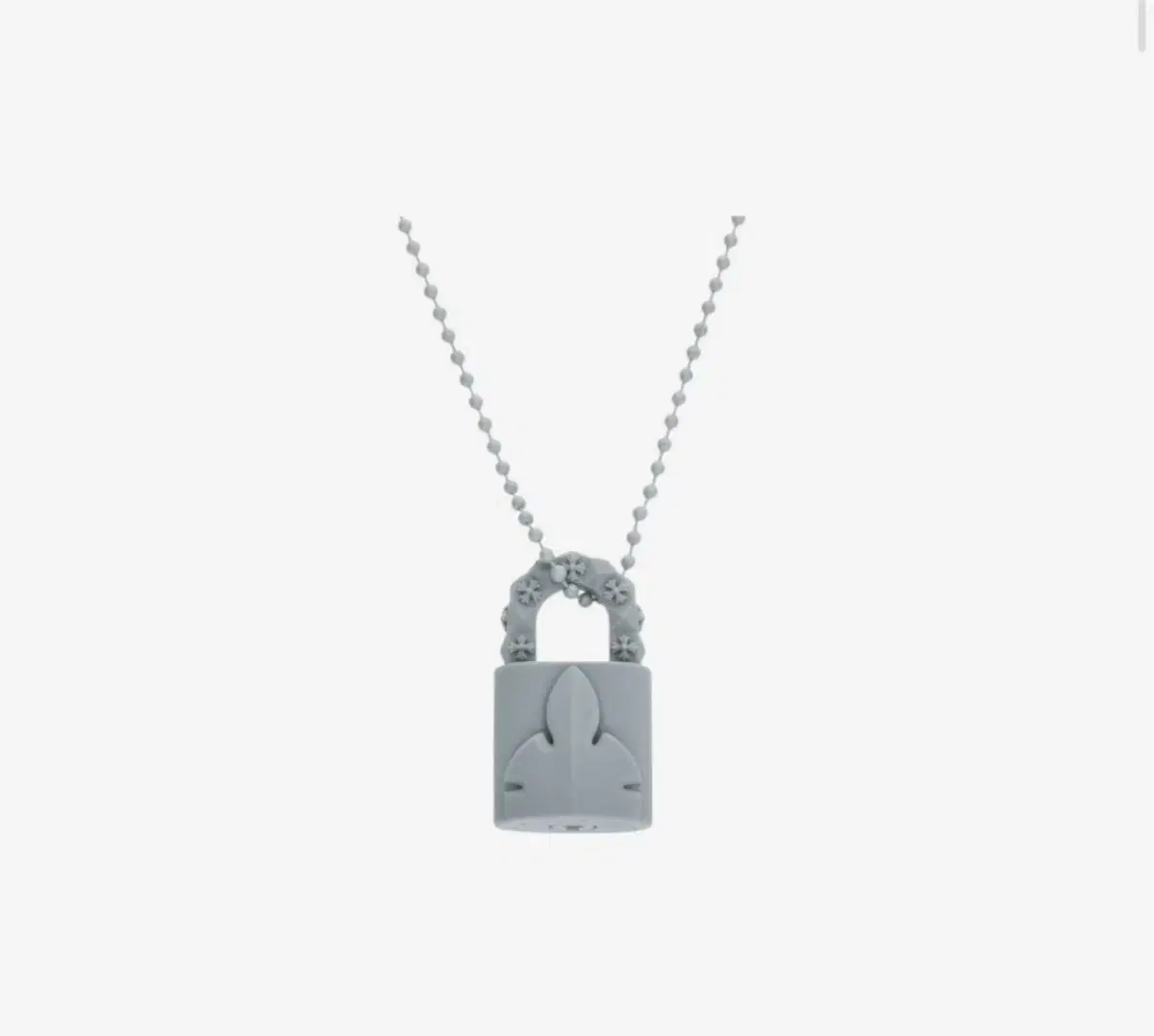 Chromehearts Silychrome CH Padlock Flory Pendant Gray 2023 Ver