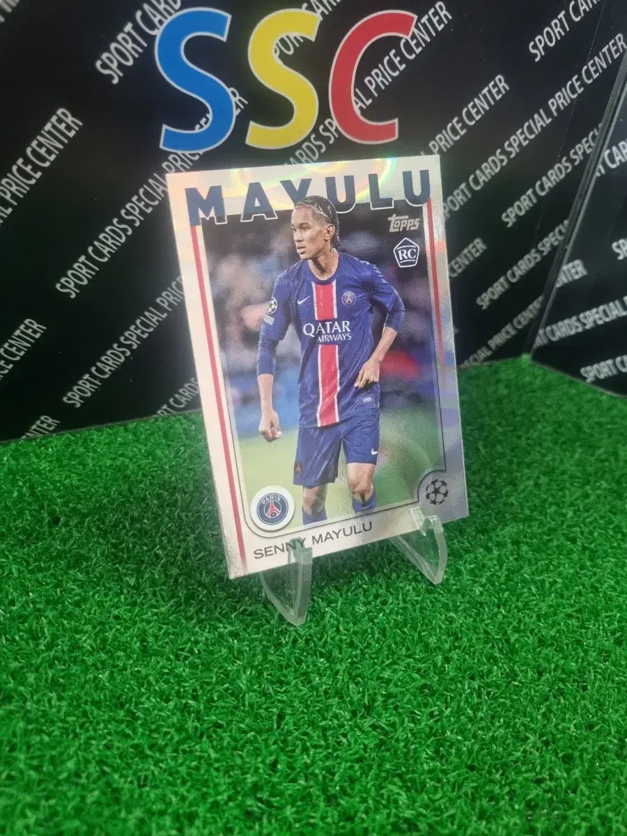 25Tops Competitions Paris Saint-Germain Seni Maulu SilverFerrerel RookieSoccerKard