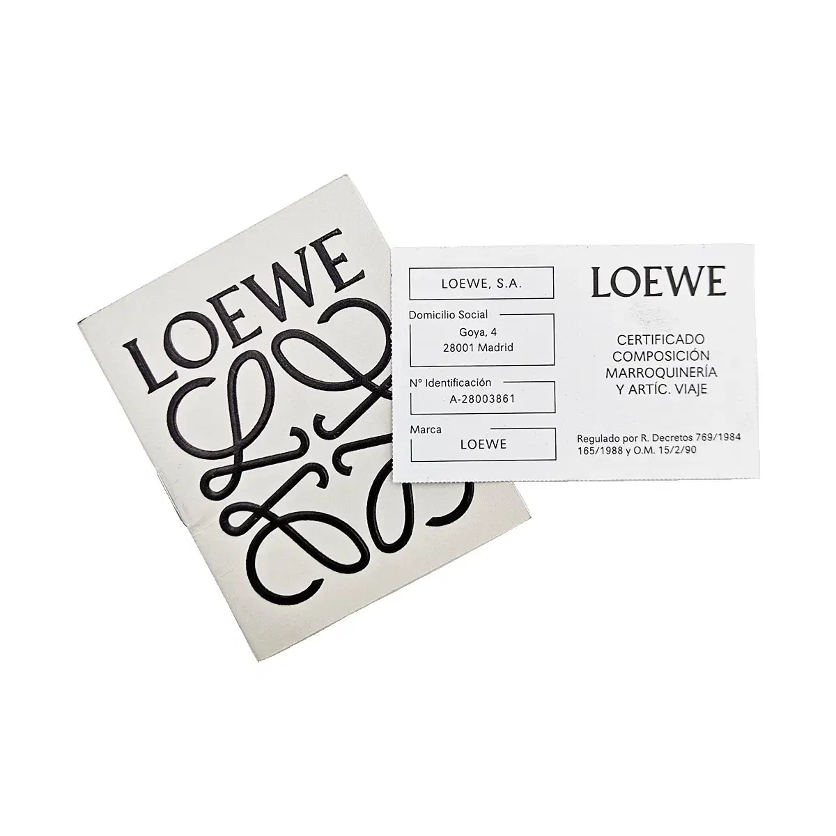 로에베 Loewe A28003861 아이보리 해먹 스몰 2WAY