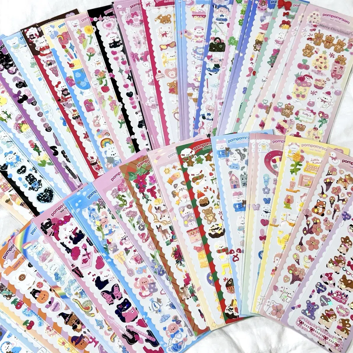 Pom Pom Room Seal Sticker sticker Frame Daku Suku Polku sell Korean Alphabet