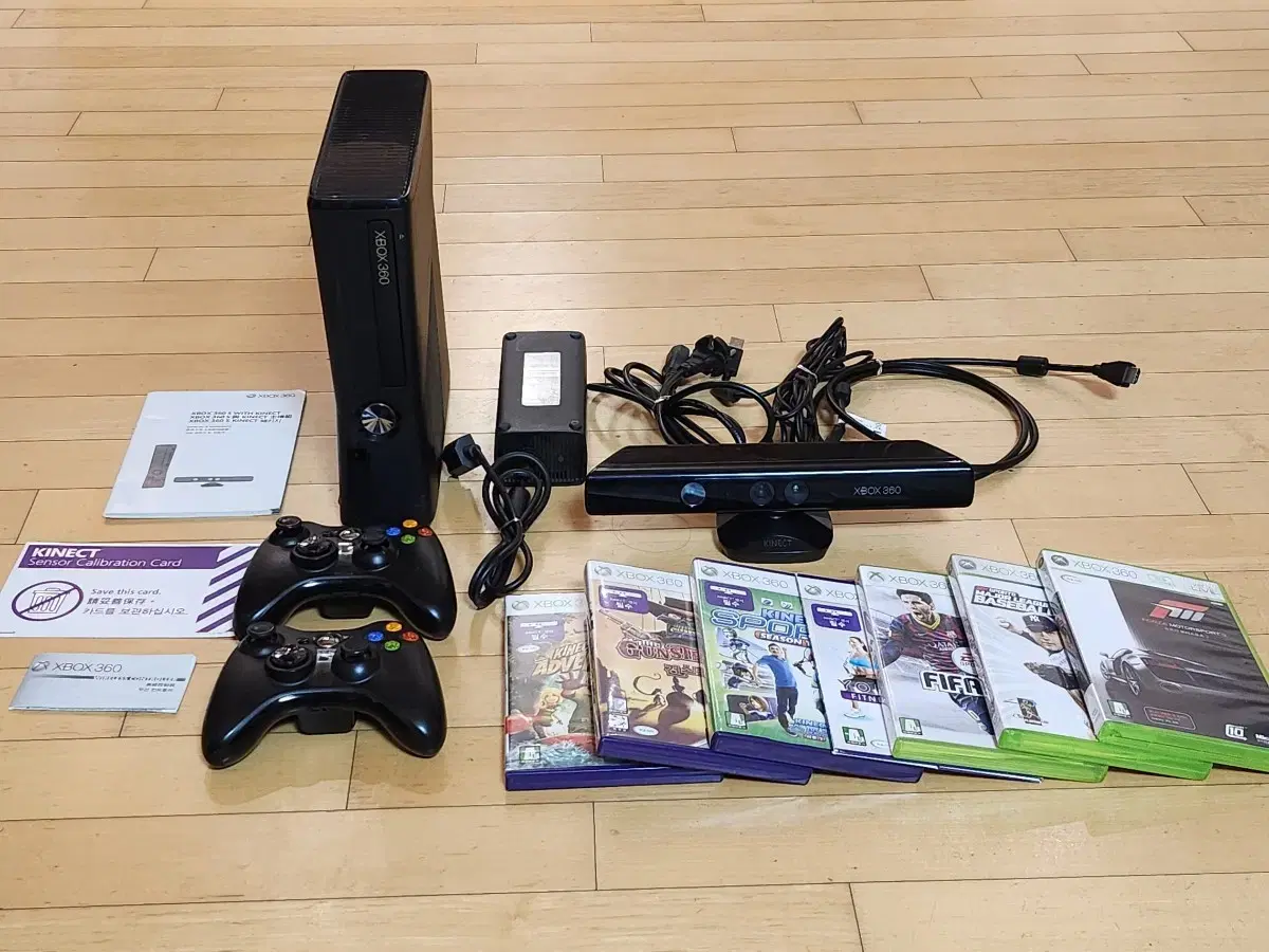 레트로 XBOX360 엑스박스 154G 게임기 및 게임 7개 일괄 판매