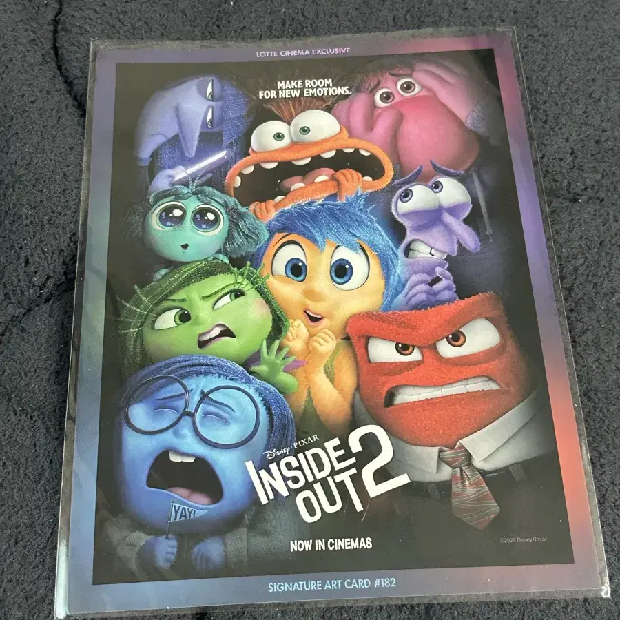 영화 인사이드아웃2 아트카드 insideout