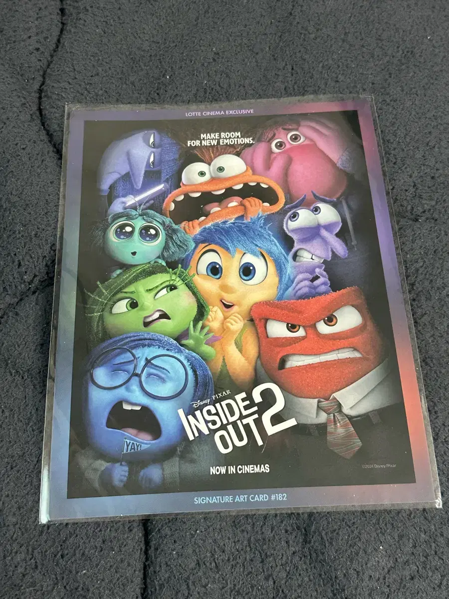 영화 인사이드아웃2 아트카드 insideout